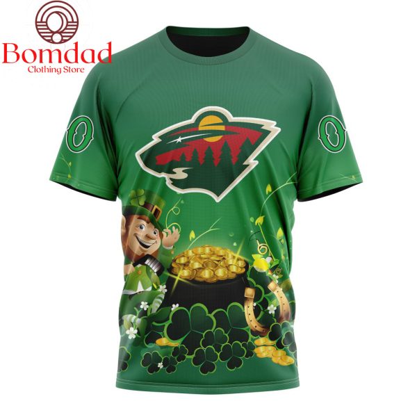 Minnesota Wild St. Patrick’s Day Personalized Hoodie Shirts