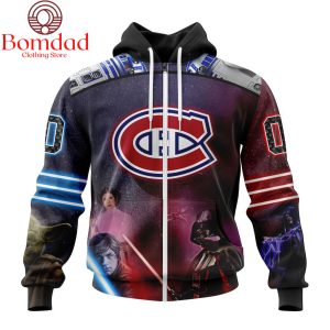 Montreal Canadiens Star Wars Collaboration Personalized Hoodie Shirts