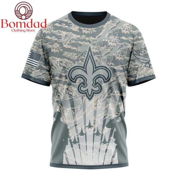 New Orleans Saints Honor US Air Force Veterans Hoodie Shirts