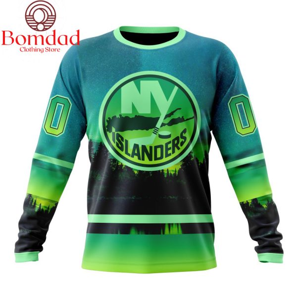 New York Islanders Aura Northern Lights Hoodie Shirts