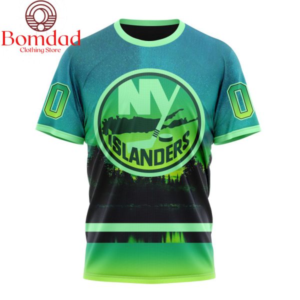 New York Islanders Aura Northern Lights Hoodie Shirts