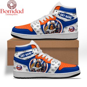 New York Islanders Mascot Personalized Air Jordan 1 Shoes