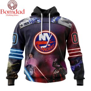 New York Islanders Star Wars Collaboration Personalized Hoodie Shirts