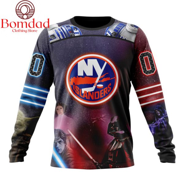 New York Islanders Star Wars Collaboration Personalized Hoodie Shirts