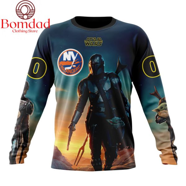 New York Islanders Star Wars The Mandalorian Personalized Hoodie Shirts