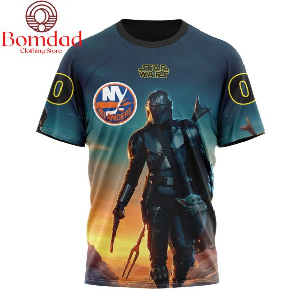 New York Islanders Star Wars The Mandalorian Personalized Hoodie Shirts