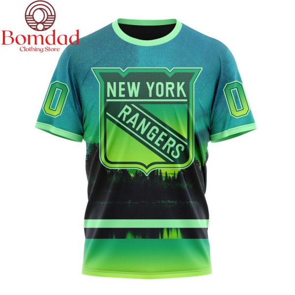 New York Rangers Aura Northern Lights Hoodie Shirts