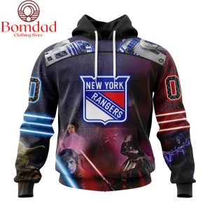 New York Rangers Star Wars Collaboration Personalized Hoodie Shirts