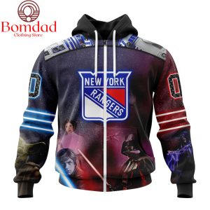 New York Rangers Star Wars Collaboration Personalized Hoodie Shirts