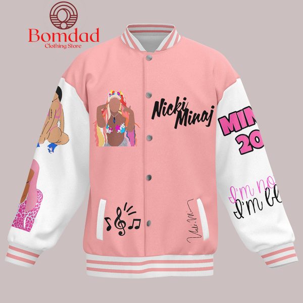 Nicki Minaj Yes I’m Blessed Baseball Jacket