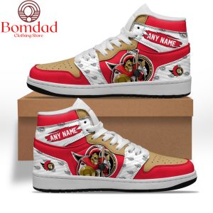 Ottawa Senators Mascot Personalized Air Jordan 1 Shoes