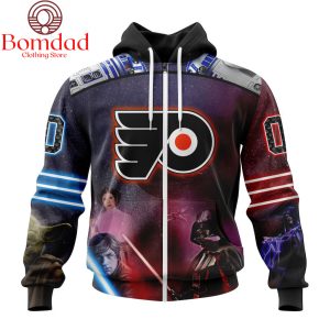 Philadelphia Flyers Star Wars Collaboration Personalized Hoodie Shirts