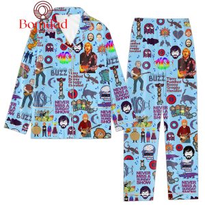 Phish Fluff’s Travels Polyester Pajamas Set Blue Design