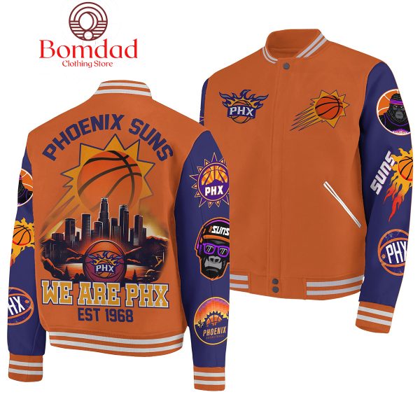 Phoenix Suns We Are Phx Fan Baseball Jacket