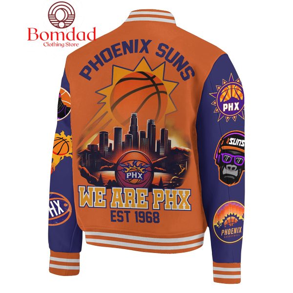 Phoenix Suns We Are Phx Fan Baseball Jacket