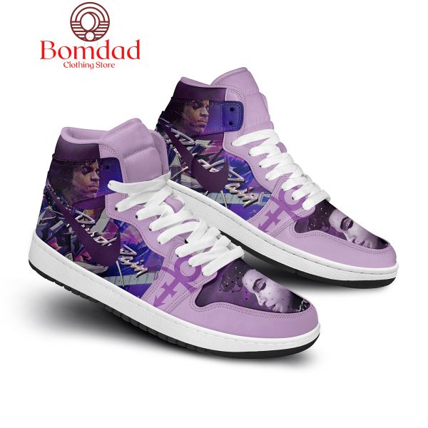 Prince Purple Fan Air Jordan 1 Shoes