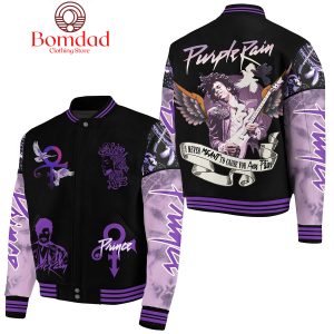 Prince Purple Rain In Love Baseball Jacket