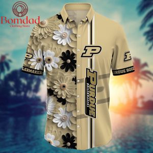 Purdue Boilermakers Fan Flower Hawaii Shirts