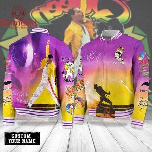 Queen Freddie Mercury The Bigger The Better In Everything Personalized Baseball Jacket