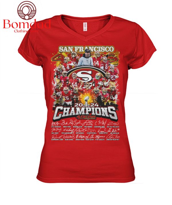 San Francisco 49ers 2024 Champions Fan Proud T Shirt