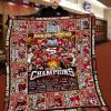Kansas City Chiefs 2024 Superbowl Champions Fleece Blanket Quilt