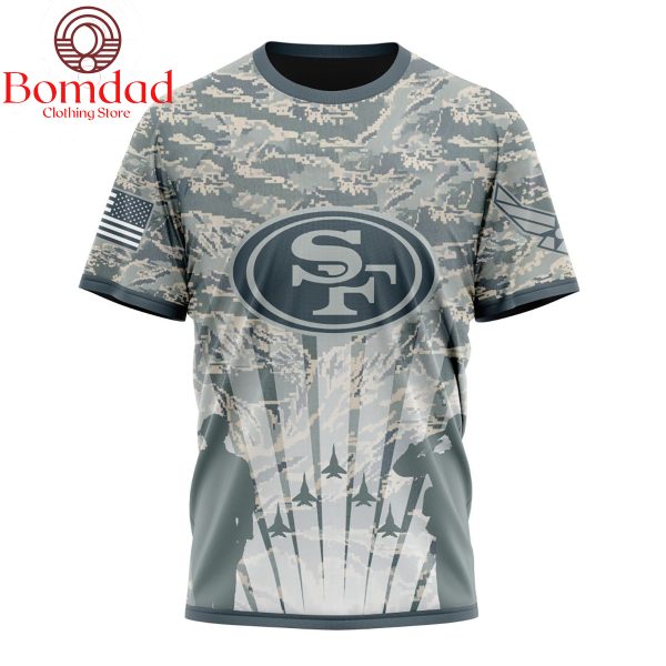 San Francisco 49ers Honor US Air Force Veterans Hoodie Shirts