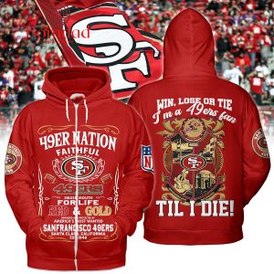 San Francisco 49ers Nations Stay Faithful Fan Hoodie Shirts