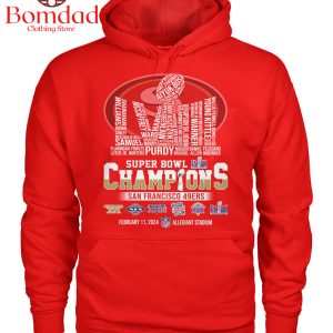 San Francisco 49ers Super Bowl 2024 Champions T Shirt