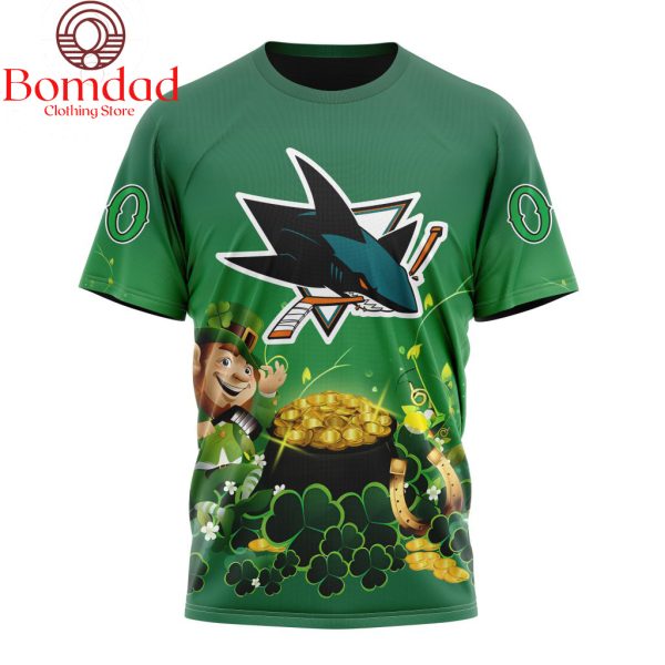 San Jose Sharks St. Patrick’s Day Personalized Hoodie Shirts