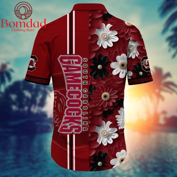 South Carolina Gamecocks Fan Flower Hawaii Shirts