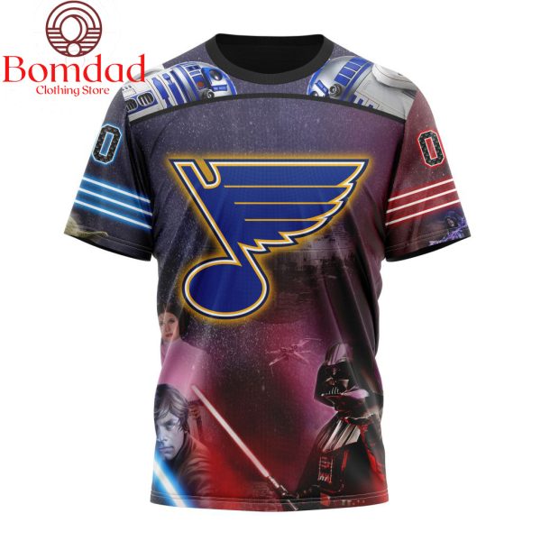 St. Louis Blues Star Wars Collaboration Personalized Hoodie Shirts