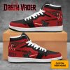 Star Wars Darth Vader Personalized  Black Air Jordan 1 Shoes