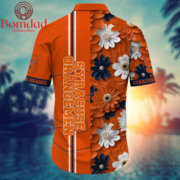 Syracuse Orange Fan Flower Hawaii Shirts