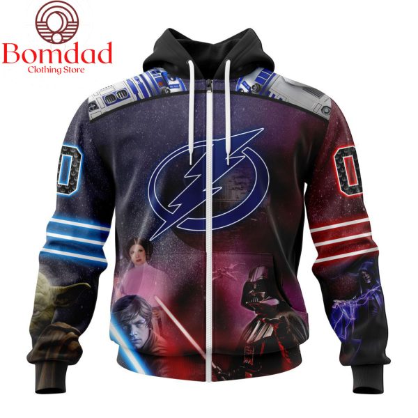 Tampa Bay Lightning Star Wars Collaboration Personalized Hoodie Shirts