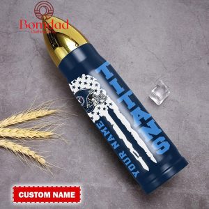 Tennessee Titans American Flag Personalized Steel Bullet Tumbler