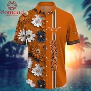 Texas Longhorns Fan Flower Hawaii Shirts