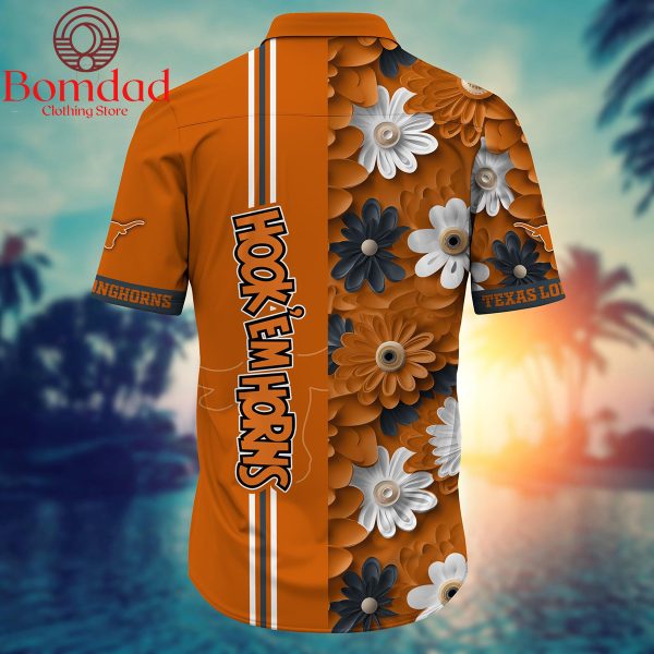 Texas Longhorns Fan Flower Hawaii Shirts