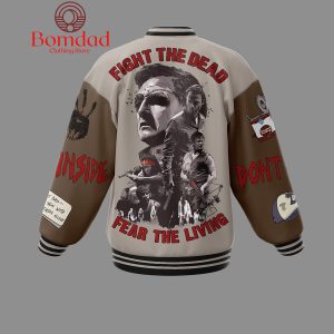 The Walking Dead Fear The Living Fan Baseball Jacket