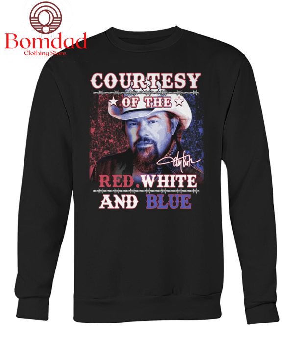 Toby Keith Courtesy Of The Red White And Blue T Shirt