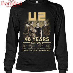U2 48 Years Of The Memories T Shirt