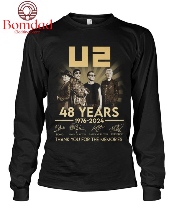U2 48 Years Of The Memories T Shirt