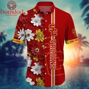 USC Trojans Fan Flower Hawaii Shirts