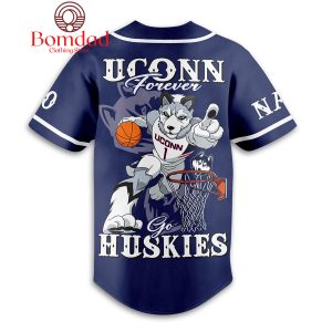 Uconn Huskies Forever Personalized Baseball Jersey