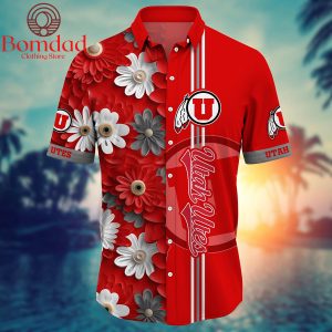 Utah Utes Fan Flower Hawaii Shirts