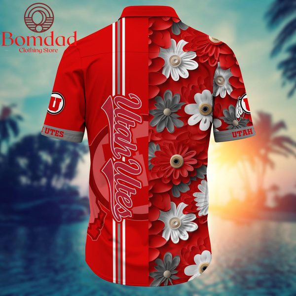 Utah Utes Fan Flower Hawaii Shirts