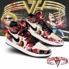 Van Halen Luxury White Air Jordan 1 Shoes