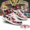Van Halen Luxury Black Air Jordan 1 Shoes