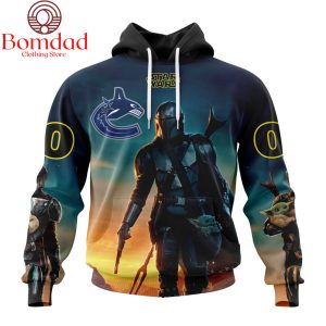 Vancouver Canucks Star Wars The Mandalorian Personalized Hoodie Shirts