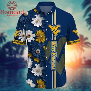 West Virginia Mountaineers Fan Flower Hawaii Shirts