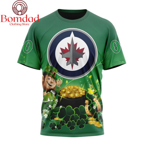 Winnipeg Jets St. Patrick’s Day Personalized Hoodie Shirts